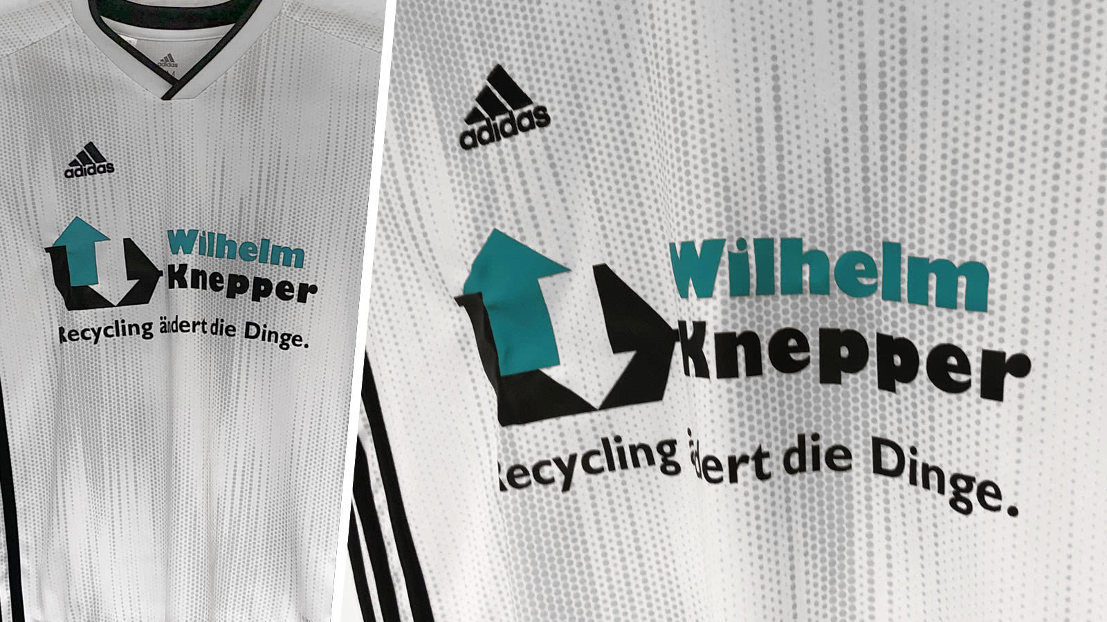 adidas Trikots mit farbiger Werbung - Intro