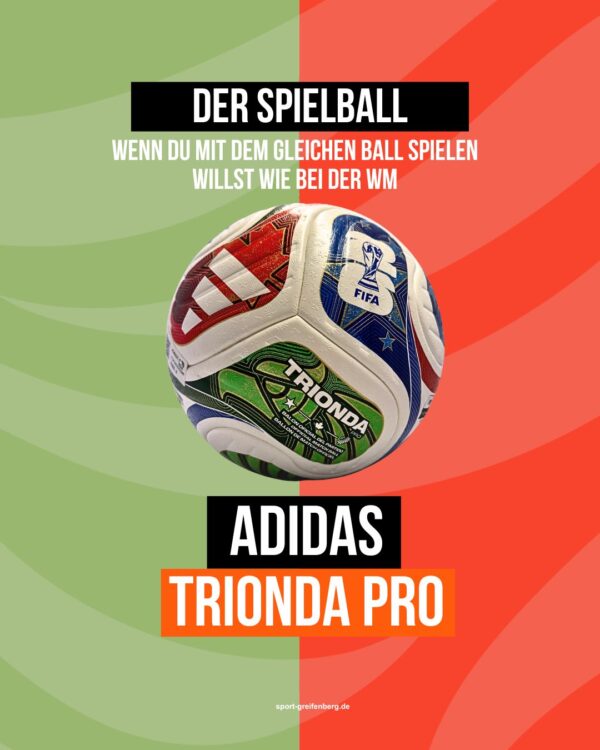 Der adidas Trionda Pro JD8021 wenn du mit einem Ball spielen willst wie die Weltmeister
