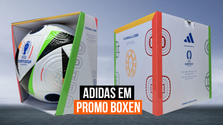 Die adidas EM 2024 Promo Ball Boxen mit dem Pro und dem League