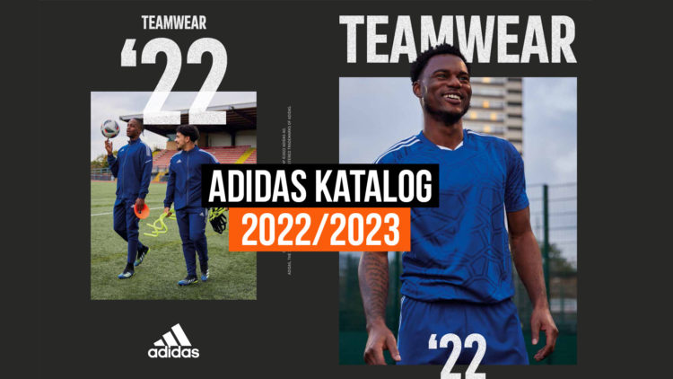 der adidas Katalog 2022/2023 mit Teamwear für den Teamsport