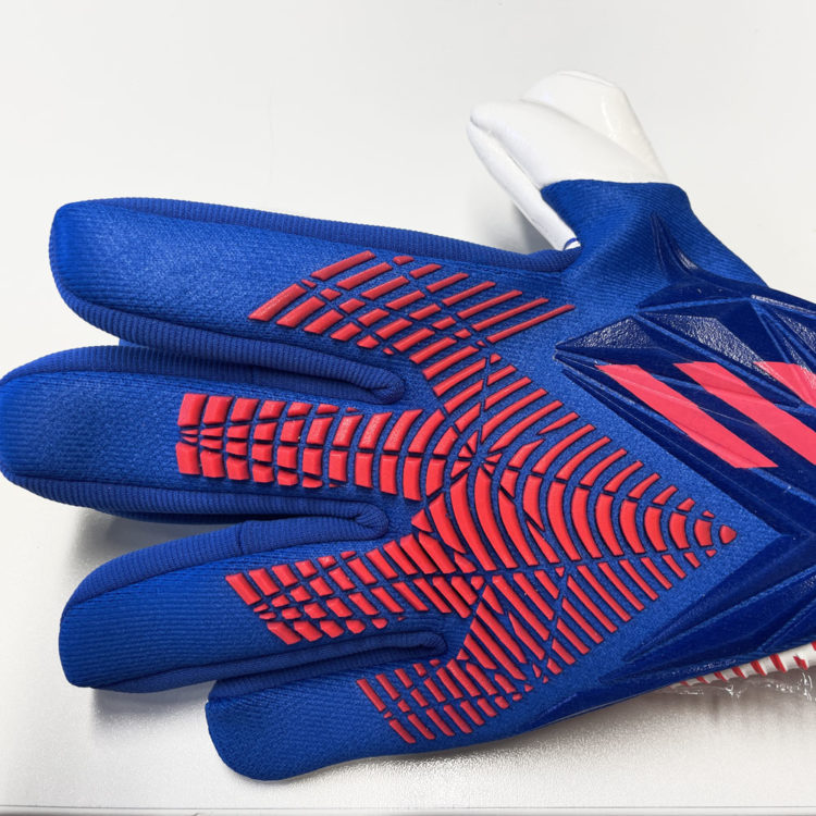 adidas Predator Pro Edge Handschuhe in blau rot