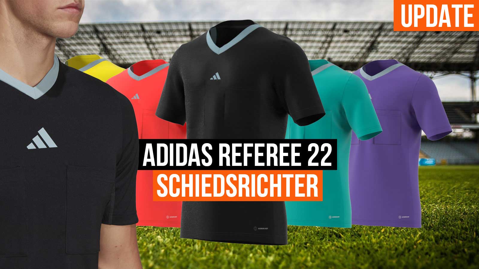 das adidas Referee 22 Trikot mit neuem adidas Logo