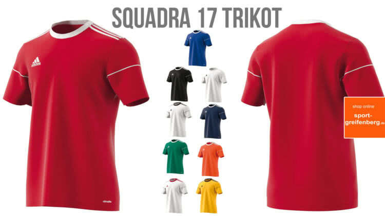 Das Adidas Squadra 17 Trikot Jersey als Trikot für Trikotsätze