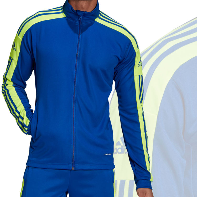 die blau gelbe adidas Squadra 21 Training Jacket