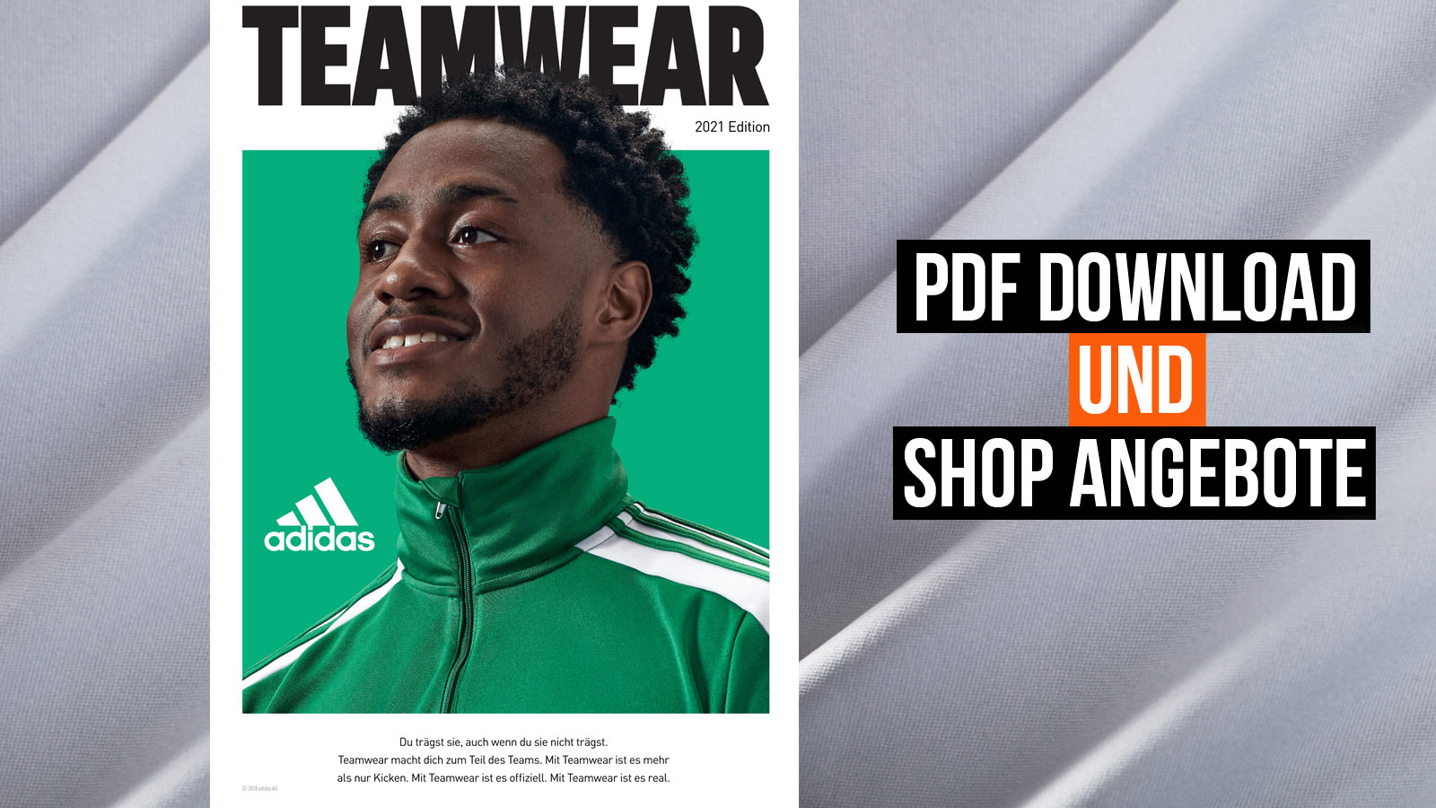 Der adidas Katalog 2021 2021 für Teamwear und Fußball als pdf