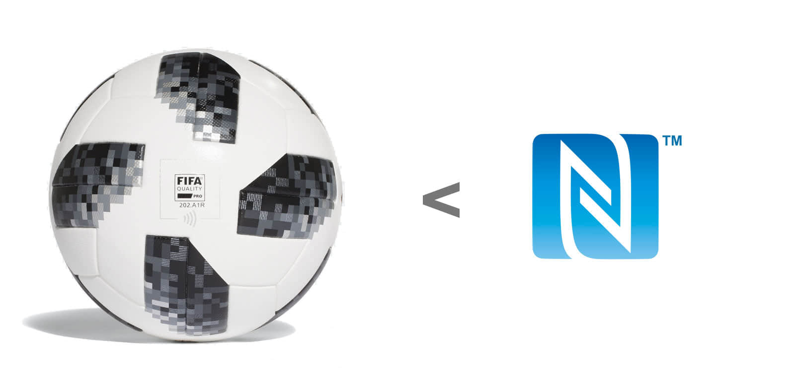 Der adidas telstar 18 mit NFC Chip als WM 2018 Ball