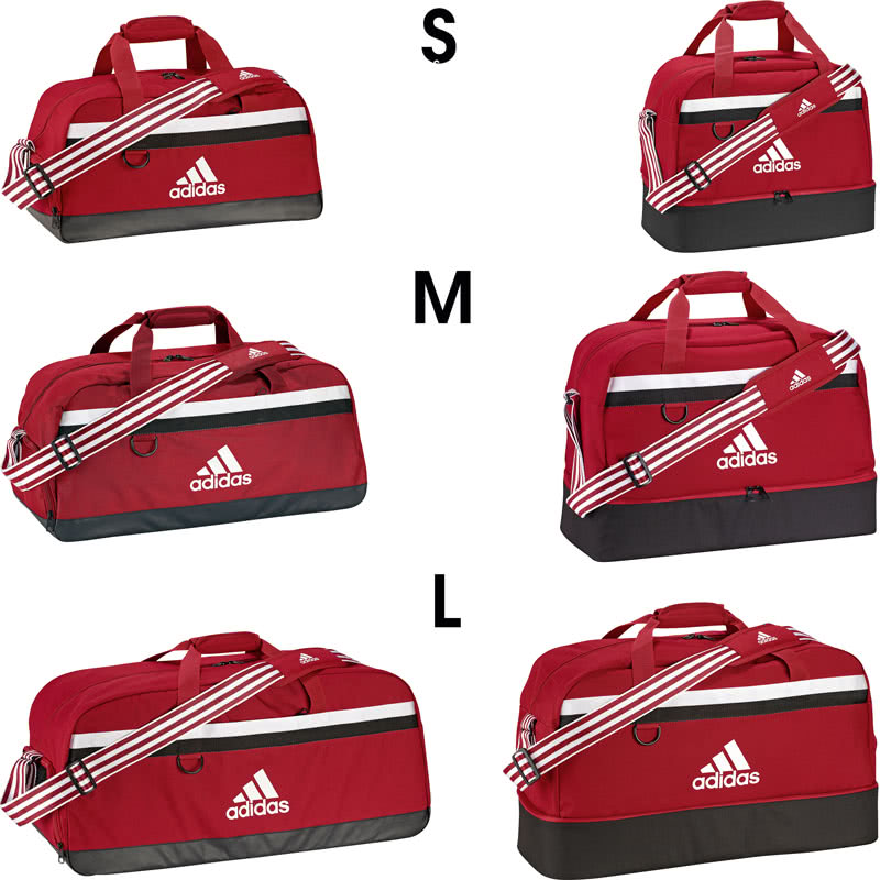 adidas Tiro Duffel Bag Gr. L mit Bodenfach Schwarz adidas Tiro Duffel Bag Gr. L mit Bodenfach Schwarz