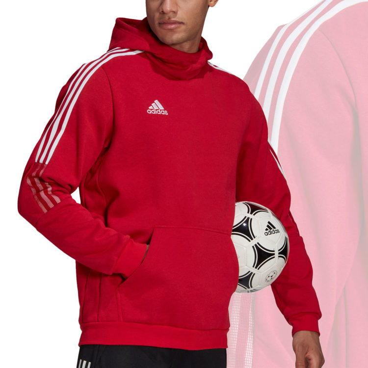 Das adidas Tiro 21 Sweat Hoodie als Sweatshirt mit Kapuze