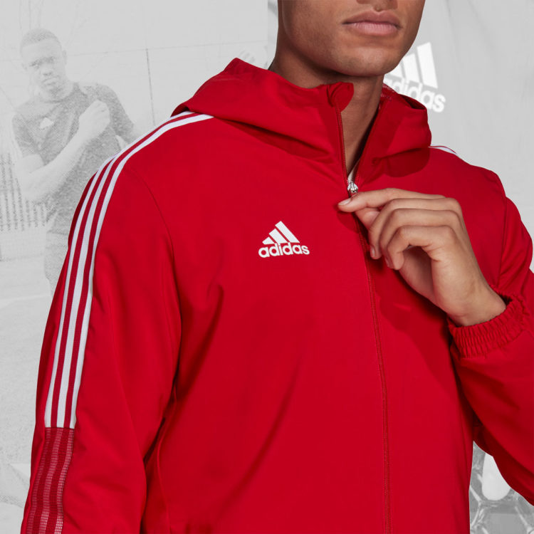 die adidas Tiro 21 WB Präsentationsjacke mit Kapuze