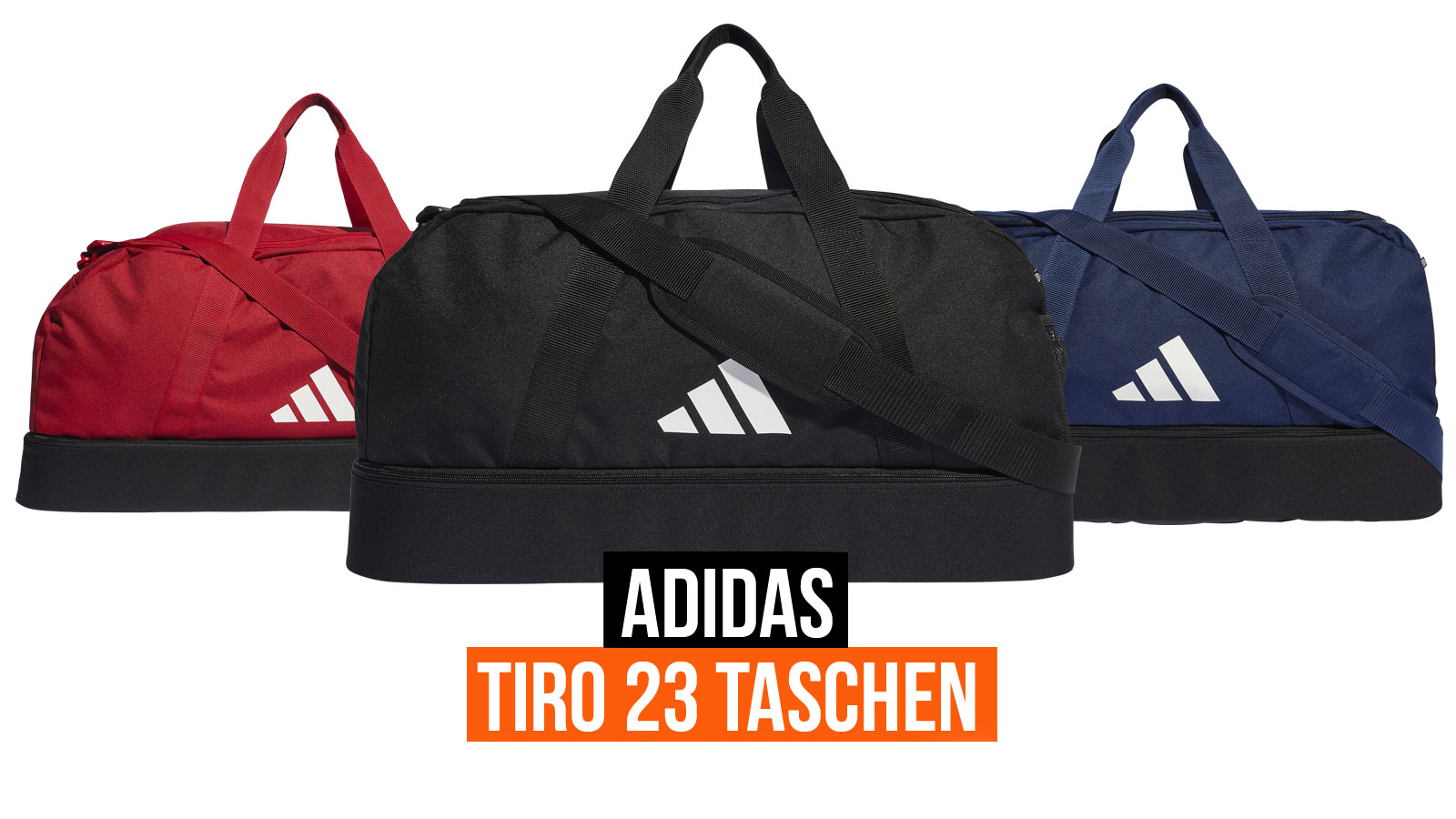 Die adidas Tiro 23 Taschen als Teambags für 2023