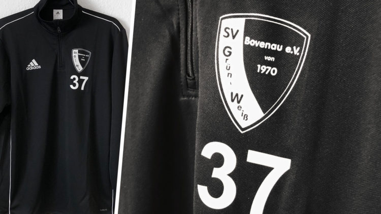 adidas trainingstop mit SV Grün Weiß Bovenau Intro