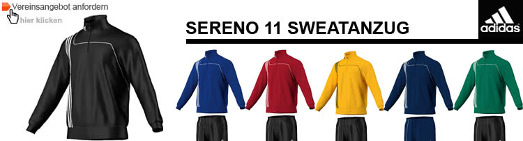 Adidas Sweatanzug Sereno 11 mit Angebotsfunktion Adidas Sweatanzug Sereno 11 mit Angebotsfunktion