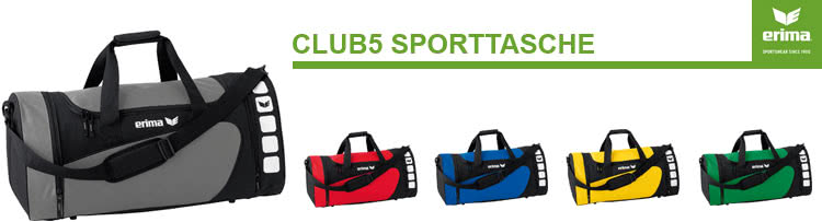 Die Erima Club 5 Sporttasche mit und ohne Bodenfach