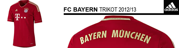 Bild: adidas: FC Bayern München Heim Trikot 201213 mit Bild: adidas: FC Bayern München Heim Trikot 201213 mit
