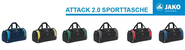 Die Jako Attack 2.0 Sporttasche für Vereine und Mannschaften