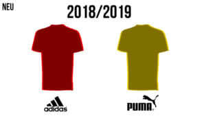 Die Bayern und BVB Trikots 2018/2019 Heim und Away