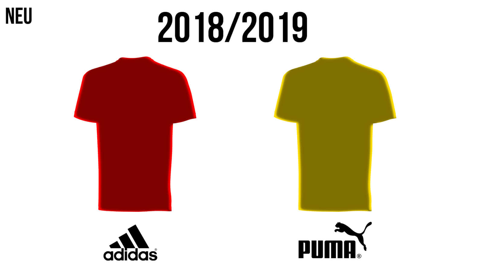 Die Bayern und BVB Trikots 2018/2019 Heim und Away