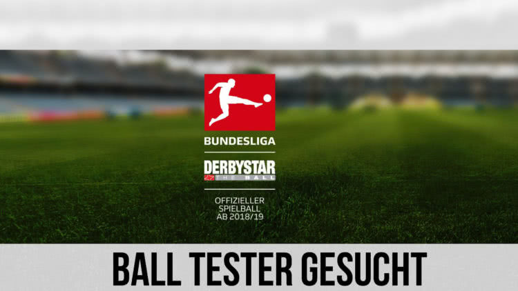 Fußbälle testen. Den Derbystar Brillant Bundesliga Ball testen