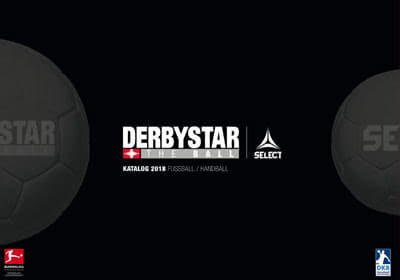 Derbystar Katalog mit dem Bundesliga Bal