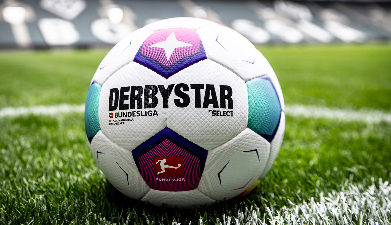 Der Derbystar Bundesliga Brillant APS 2023/2024 Matchball für die restlichen Spiele