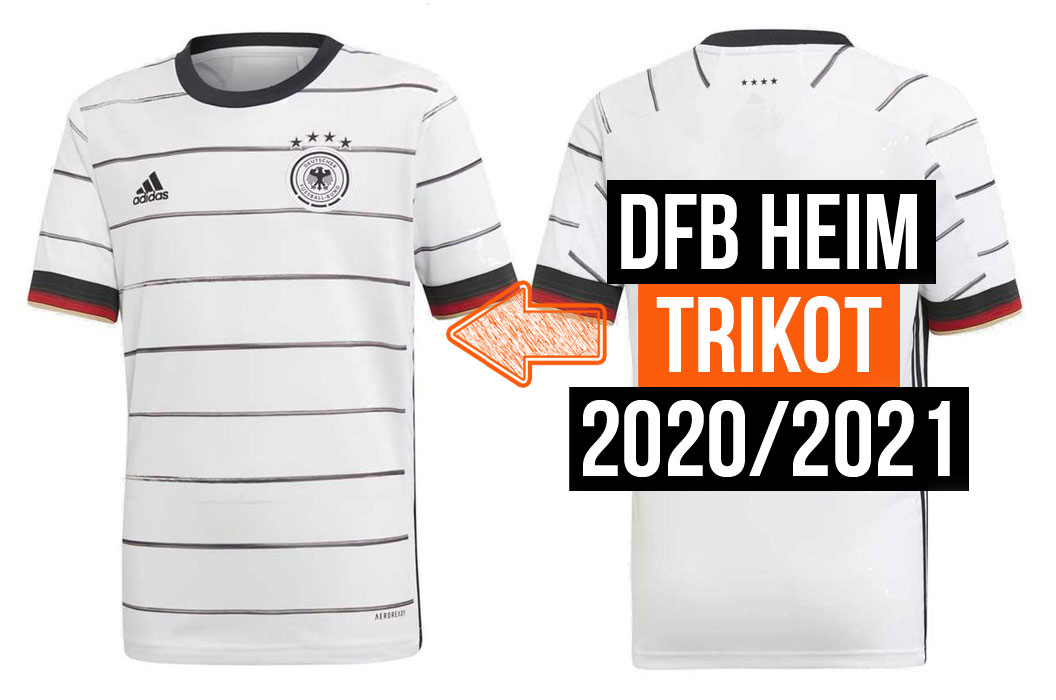 Das DFB Heim Trikot 2020/2021 in weiß