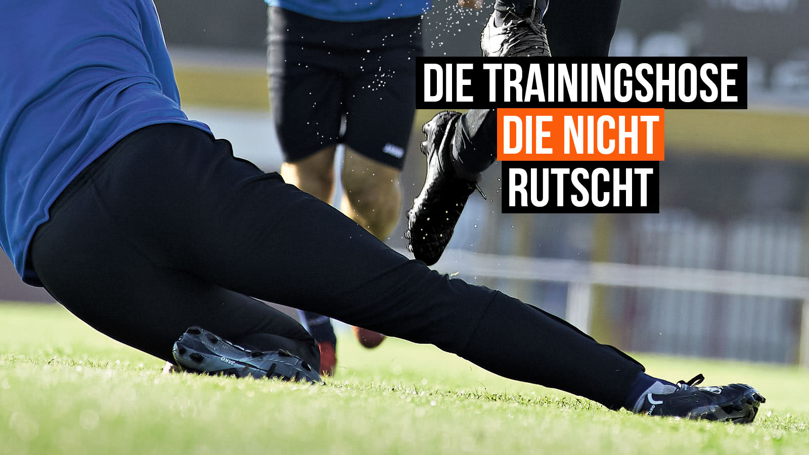 Hier gibt es die Trainingshose die nicht rutscht! Die Hose ist unten eng