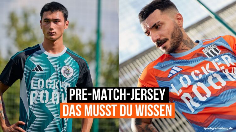jetzt eigene Pre-Match Jerseys als Aufwärmshirts bestellen