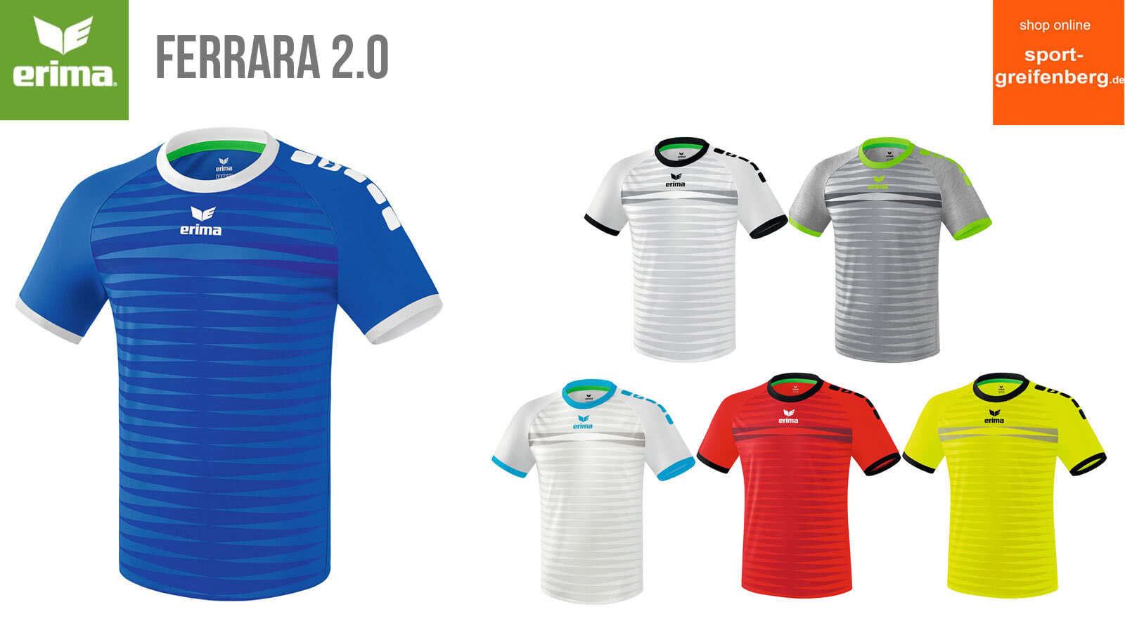 Das Erima Ferrara 2.0 Trikot für Handball und Fußball