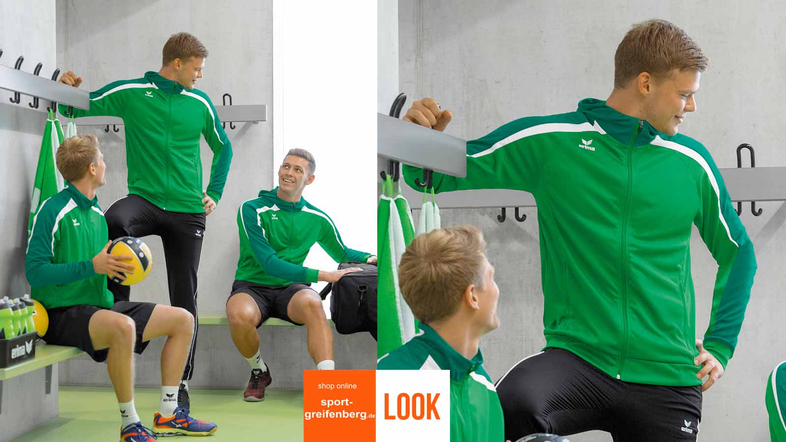 Erima Handball Outfit Das Erima Handball Kapuzen Outfit