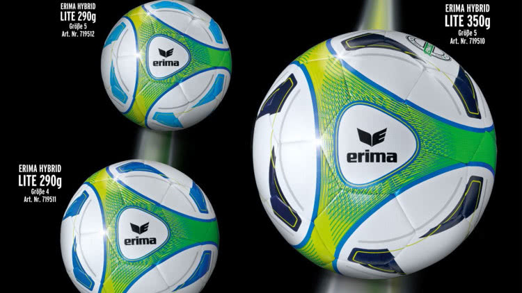 Die Erima Hybrid Lite mit dem Hybrid Lite 350 und 290