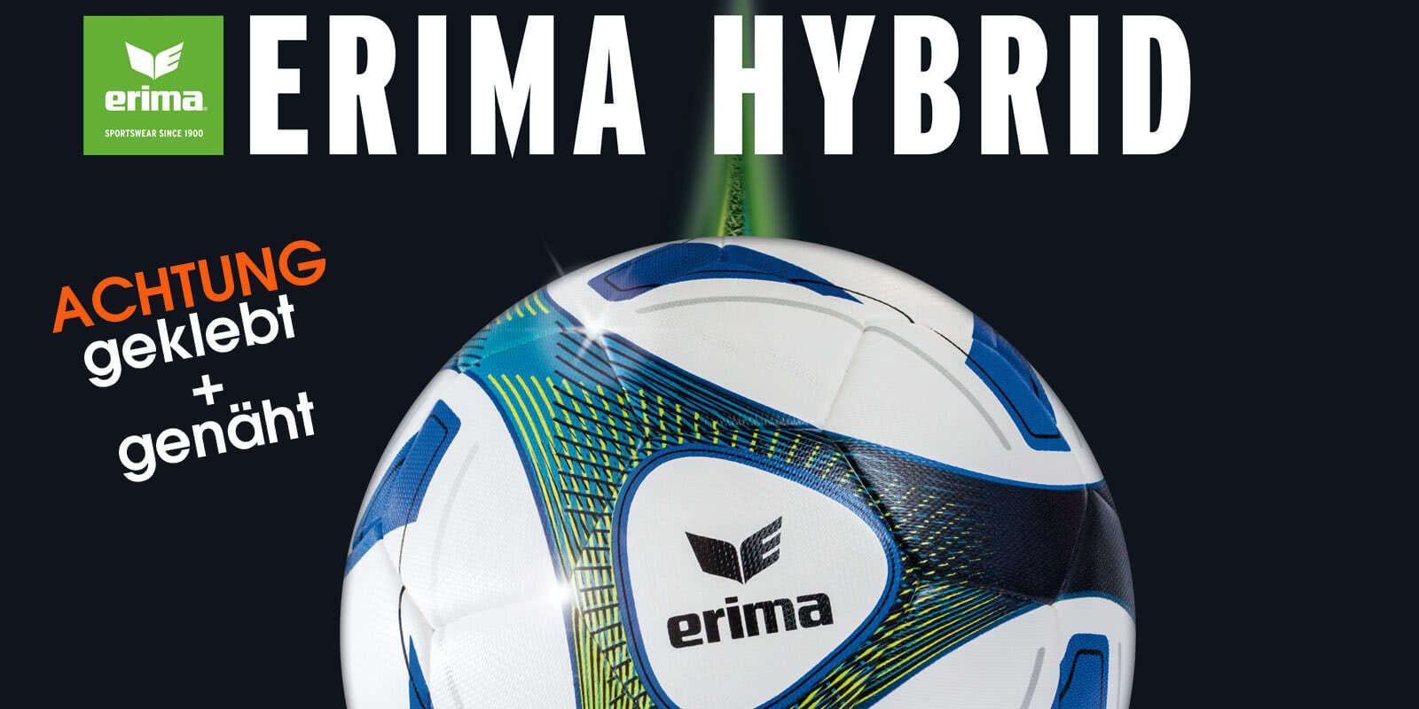 Der Erima Hybrid Training als Trainingsfußball