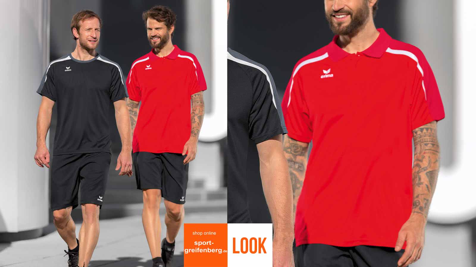 Erima Liga Outfit Kurzarm Das Erima Liga Outfit Kurzarm mit Poloshirt und Short