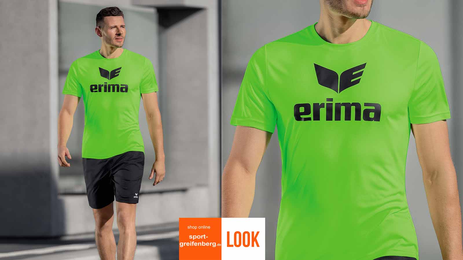 Der Erima Promotion Look mit Shirt und Short
