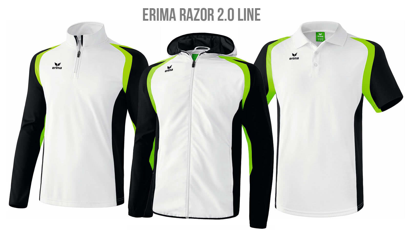Die Erima Razor 2.0 Teamline für Fußball, Handball, Volleyball und weitere Sportarten
