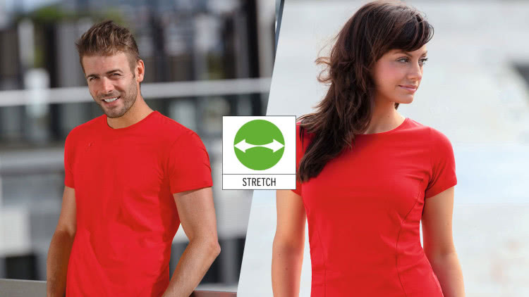 Erima Stretch Material im Einsatz bei T-Shirt