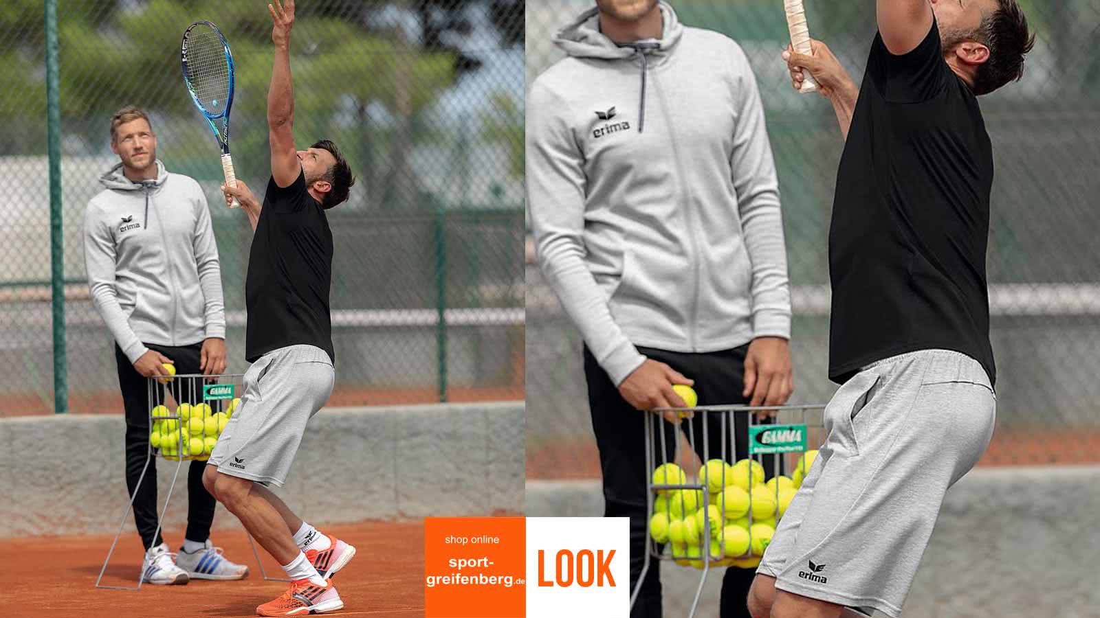 Das Erima Tennis Outfit Summer mit Shirt und Short