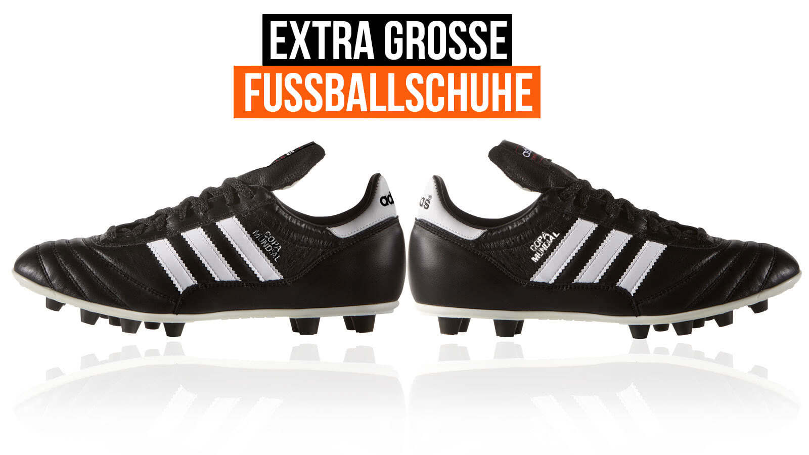 Die Extra Große Fußballschuhe in 49 und 50