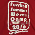 Das Logo aus dem Druck des Fußball Sommer Weser Camp