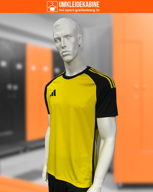 gelb/schwarze adidas Trikots aus dem Locker Room