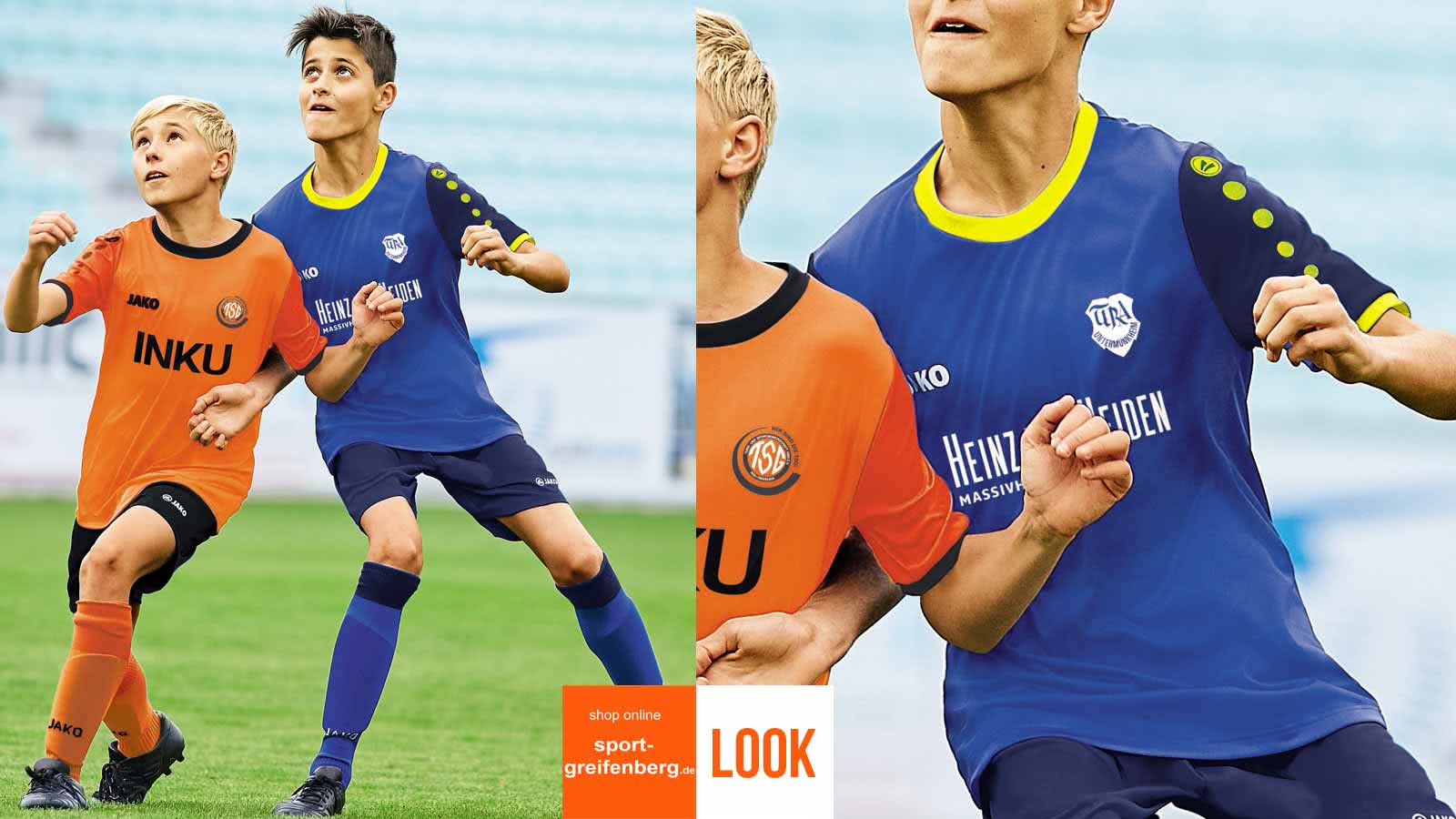 Jako Kinder Trikot Set Leeds Das Jako Kinder Trikot Set Leeds mit Trikot Hosen und Stutzen