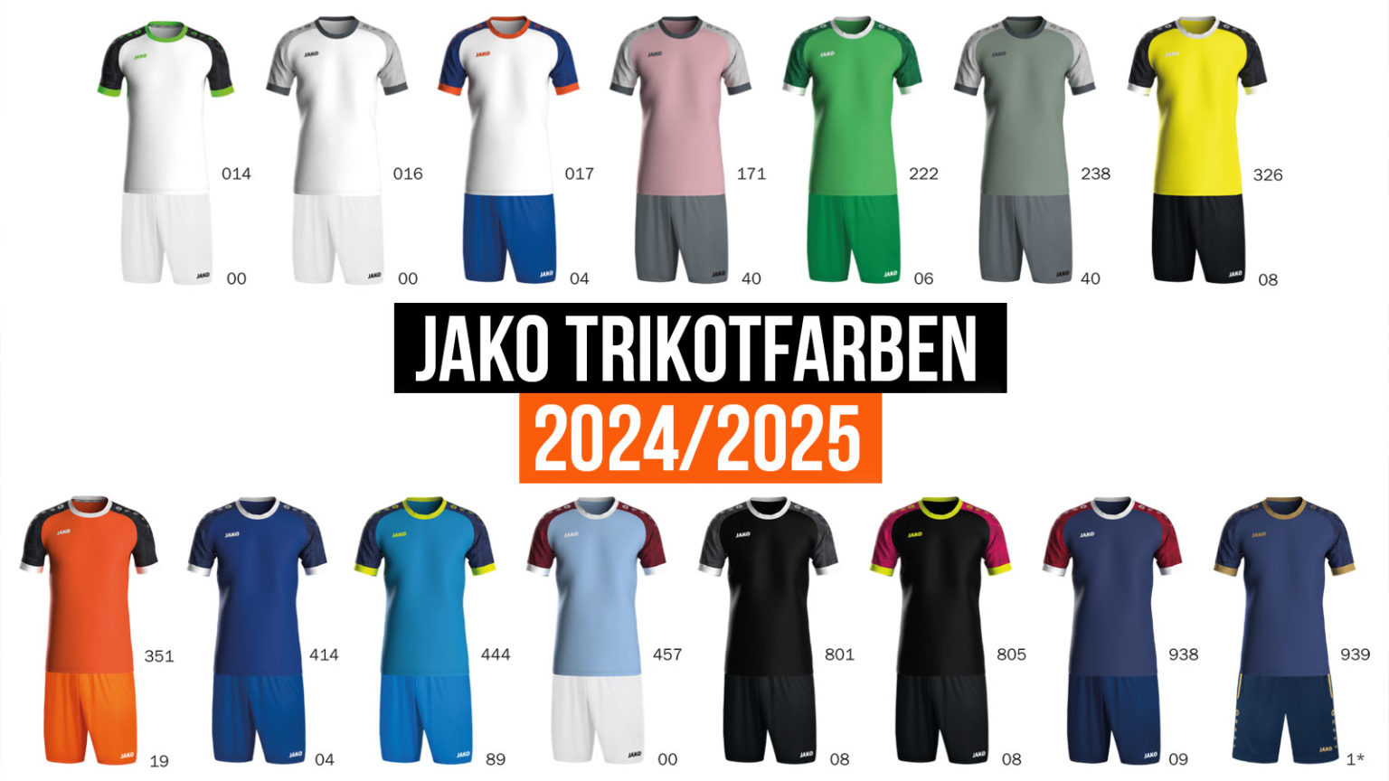 Jako 2025/2025 Teamsport Katalog Neuheiten + Shop Links