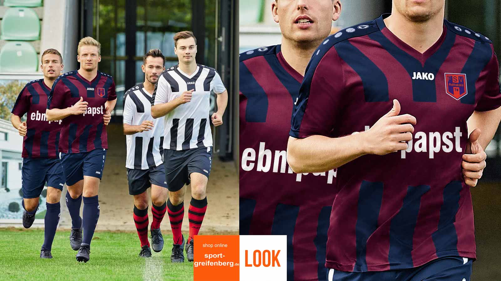 Jako Trikot Set Barca Like | komplett Set Das Jako Trikot Set Barca Like mit Barcelona Trikot Farbe