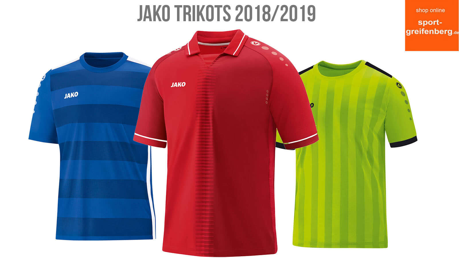 Die Jako Trikots 2018/2019 für Trikotsätze