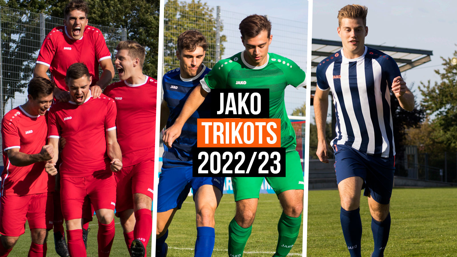 die Jako Trikots 2022/2023 mit dem Primera, Celtic und Inter