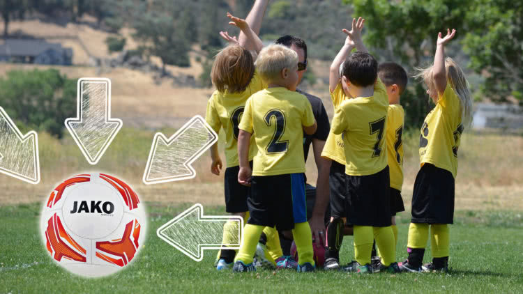 Die Die Kleinfeld Fußball Größe und das Gewicht für Kinderfußbälle