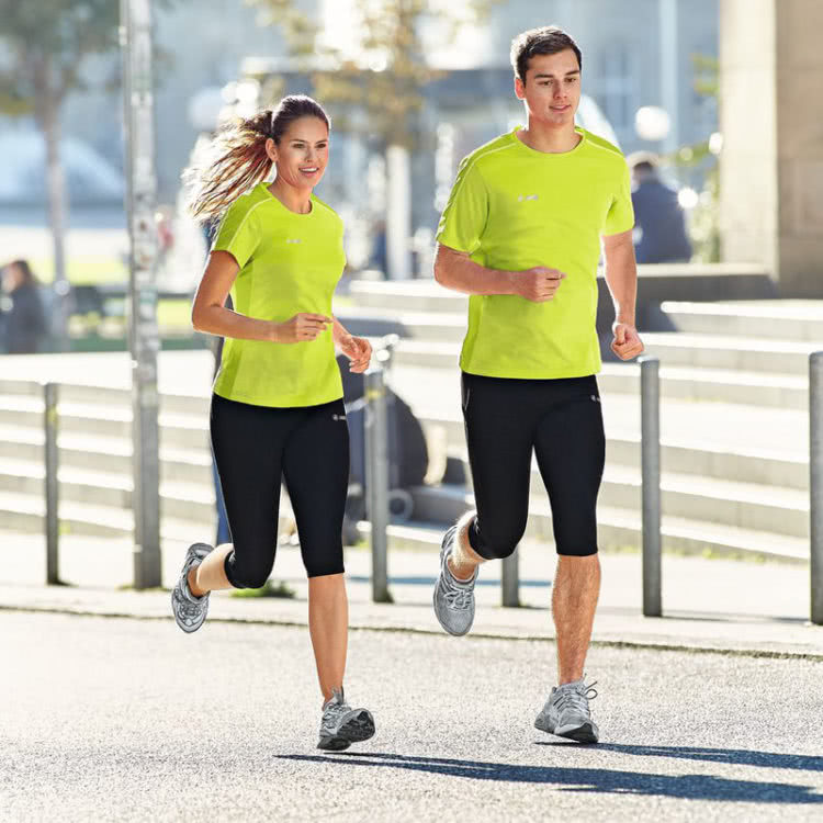 Lauf T-Shirts lieber bedrucken (Druck) als beflocken