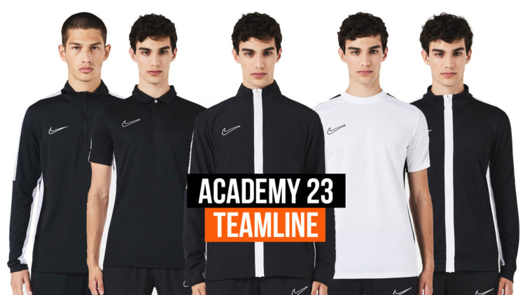 Die nike academy 23 Teamsport Linie für 2023 und 2024