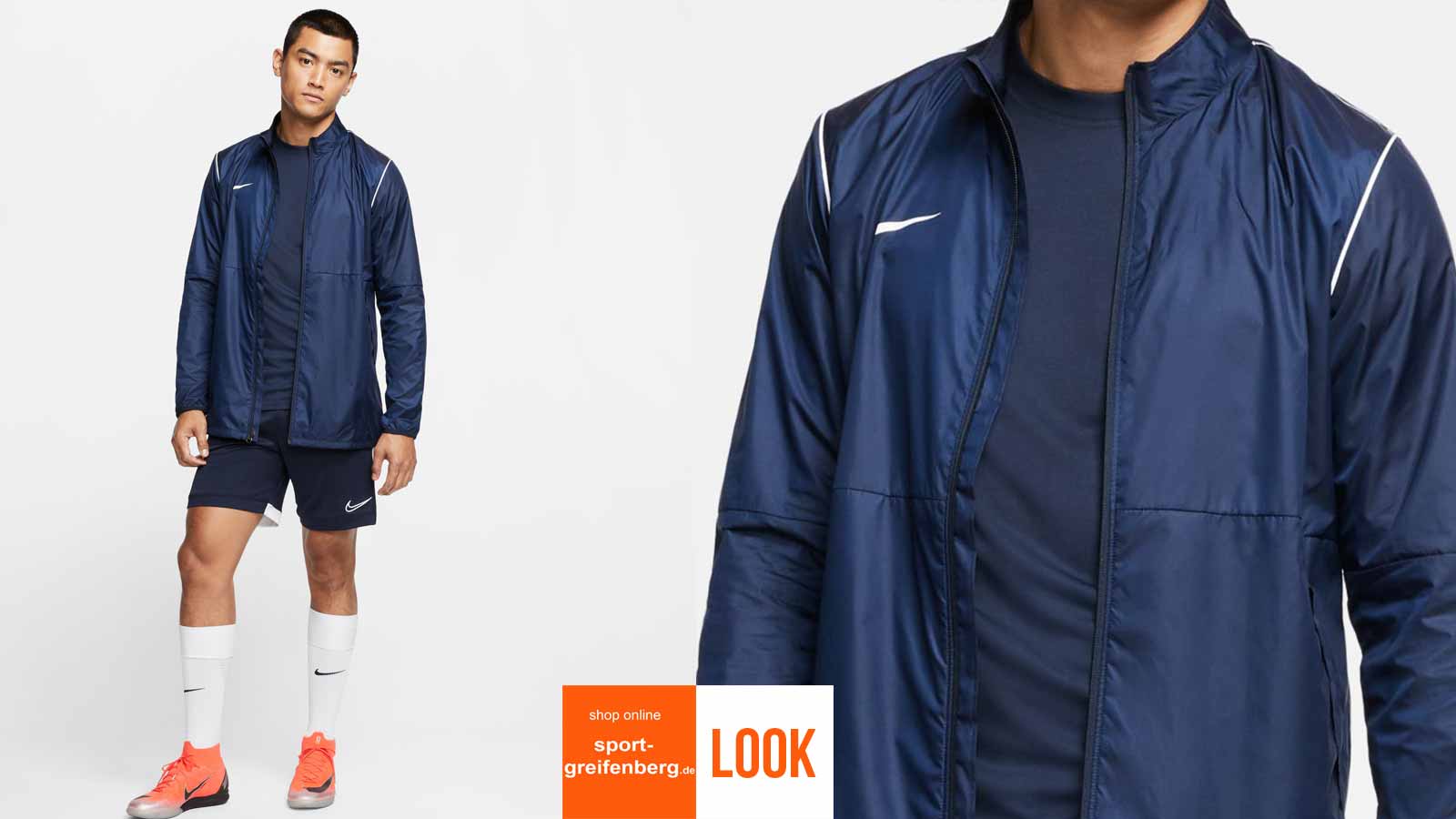 das Nike Regen Outfit Park mit der Rain Jacket