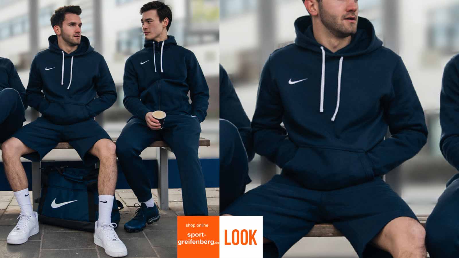 Der Nike Sport Lifestyle Look mit Kapuzentop und Jogginghose