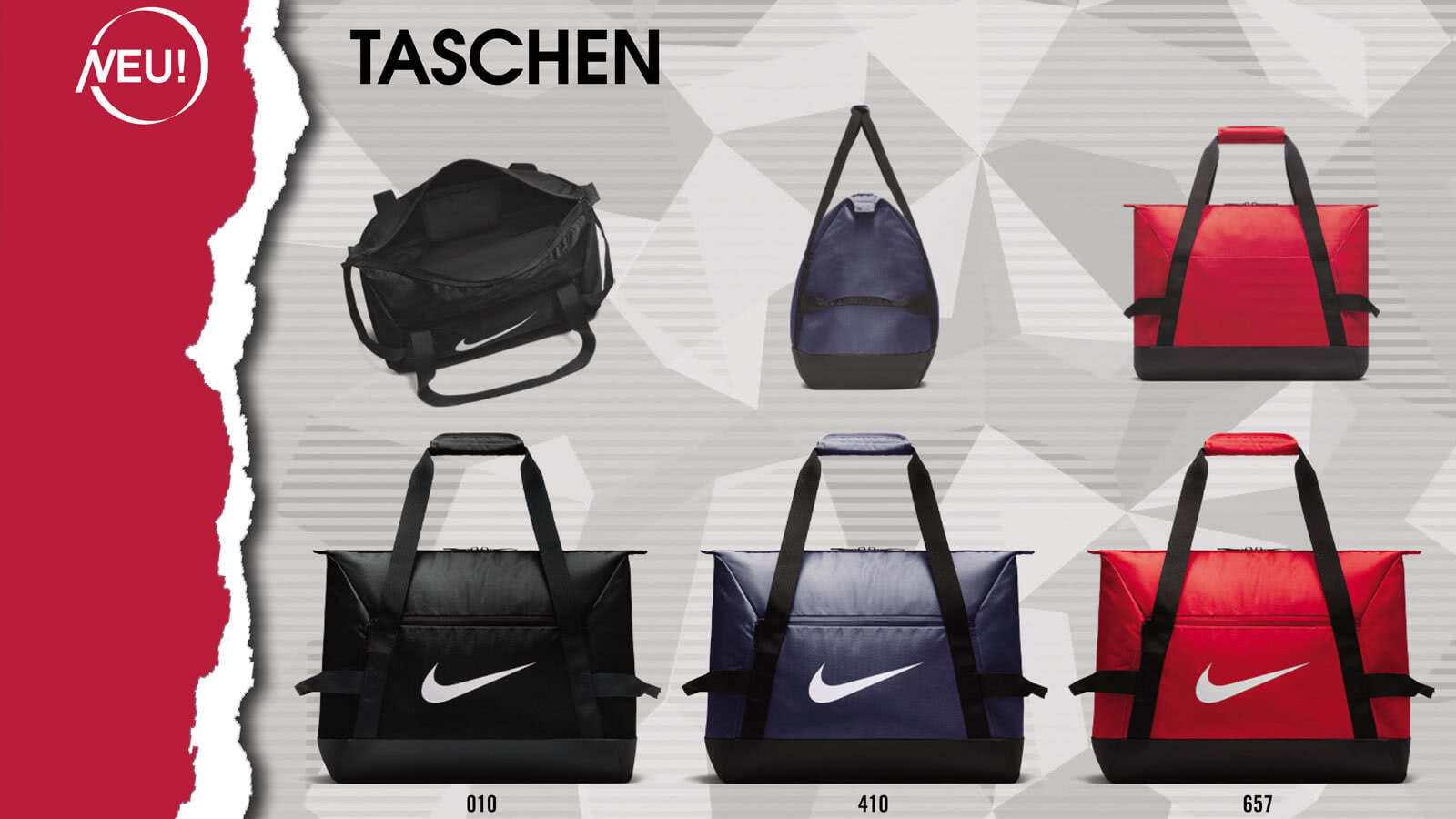 Die Nike Taschen 2018-2019 mit als Duffel und Hardcase